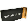 3"x10" Extended Wall Sign